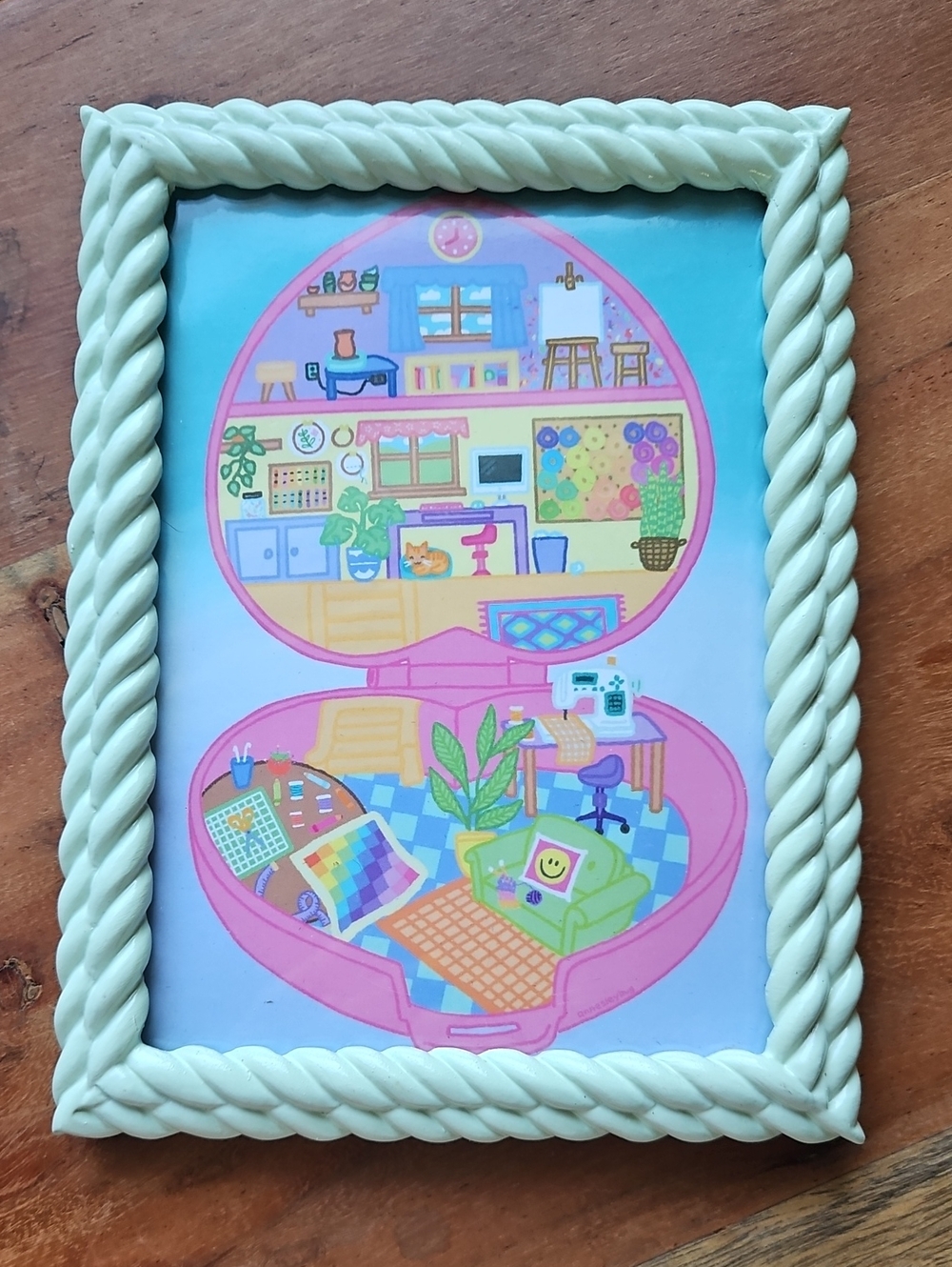 Polly Pocket Framed Art